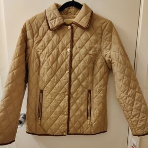 Women's Quilted Jacket - Beige